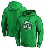 Men's Kansas City Chiefs Pro Line by Fanatics Branded St. Patrick's Day Paddy's Pride Pullover Hoodie Kelly Green FengYun,baseball caps,new era cap wholesale,wholesale hats
